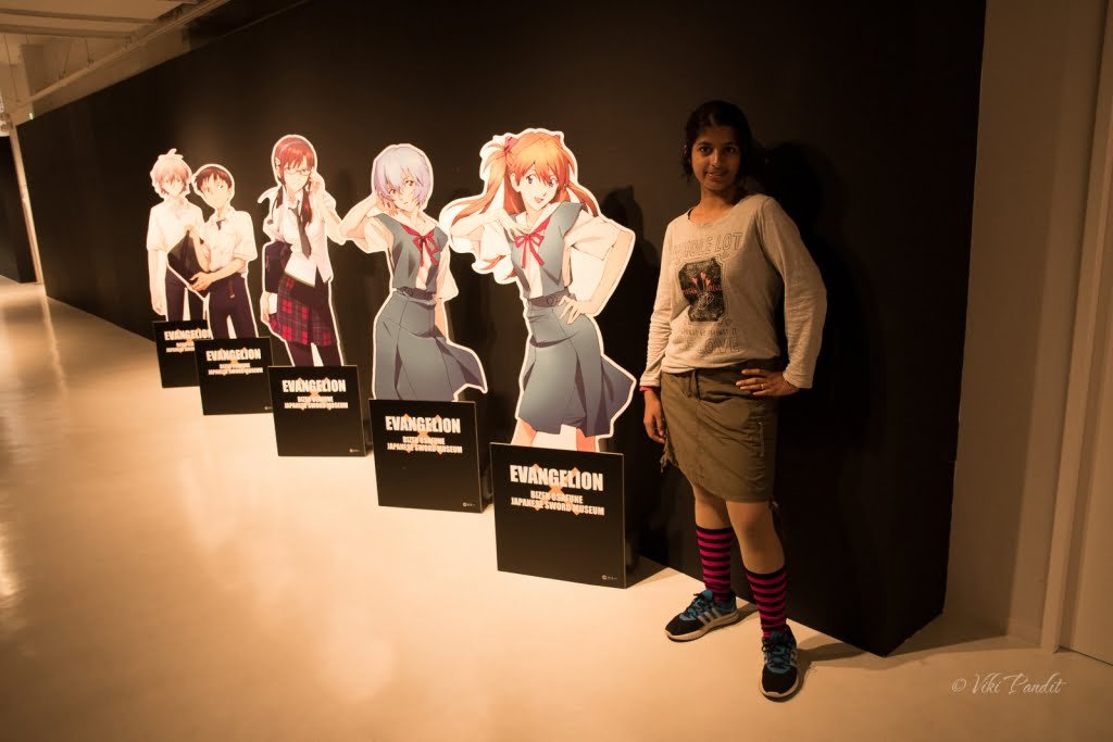 Evangelion exhibition at Niigata Manga and Anime Museum