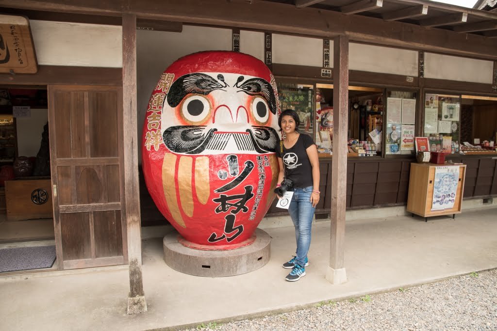 A daruma doll at Darumaji temple