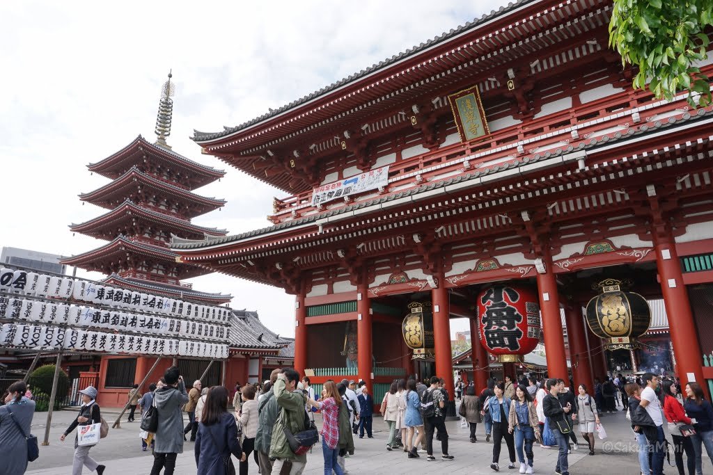 Sensoji temple in Assakusa