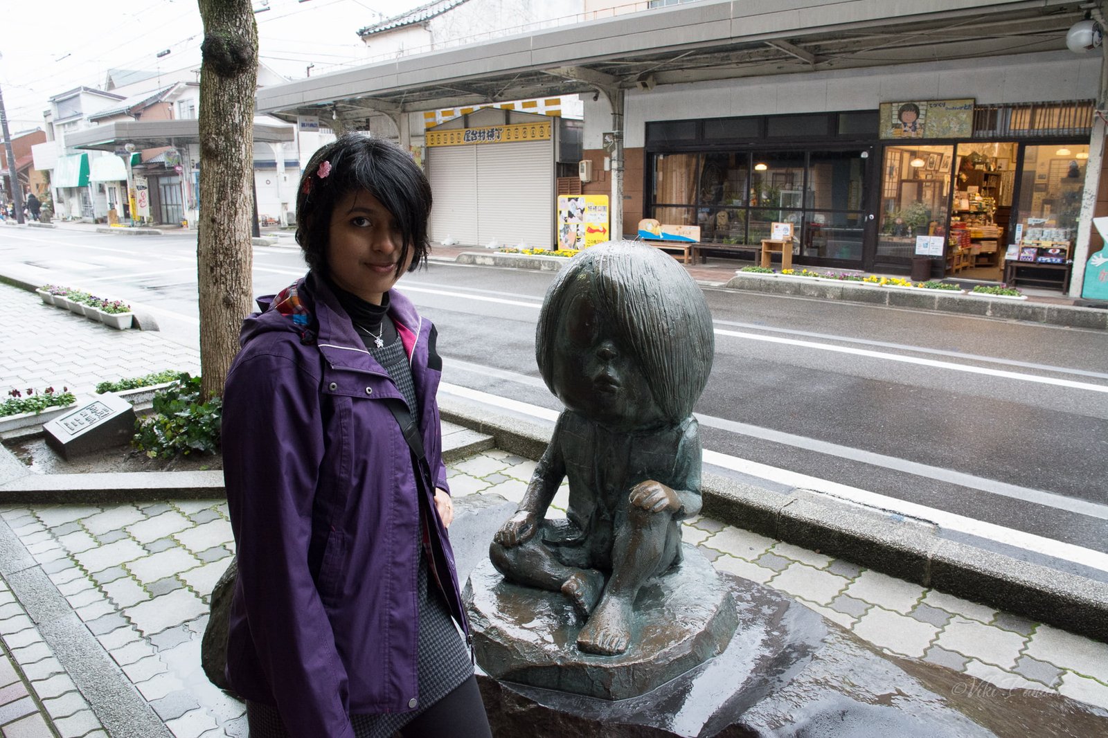 In the spooky yōkai town