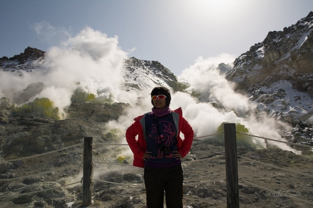 Sulfur vents in Iozan