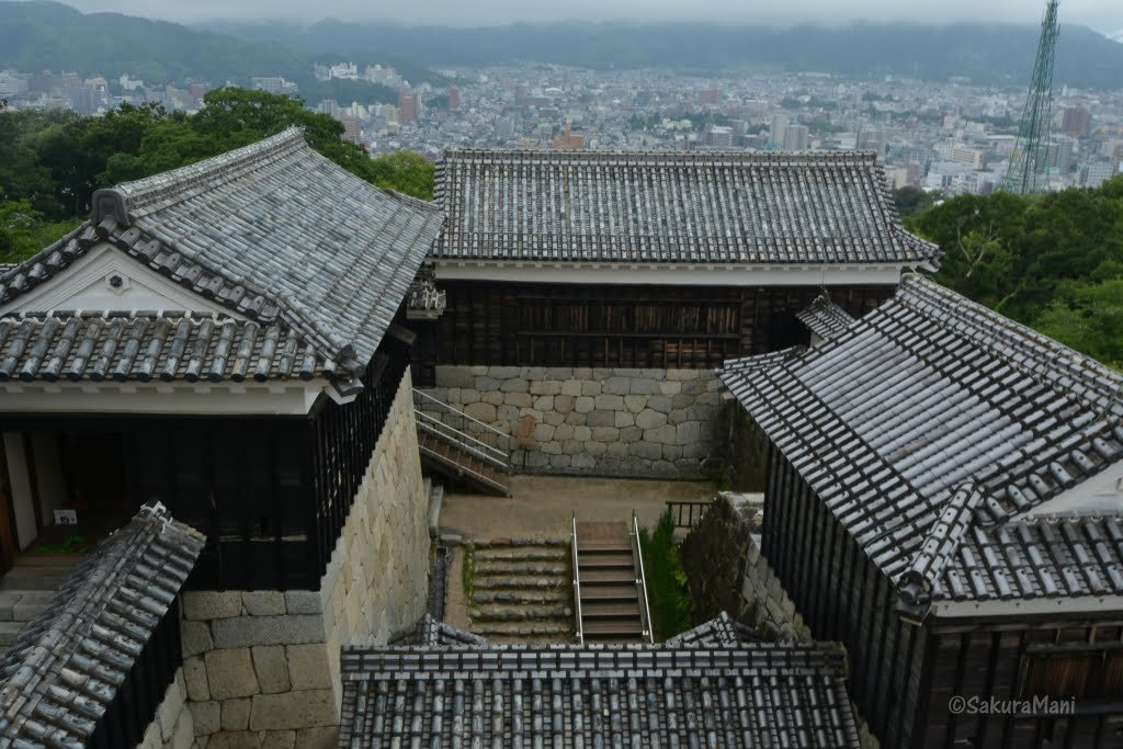 View from Matsuyama castle tower